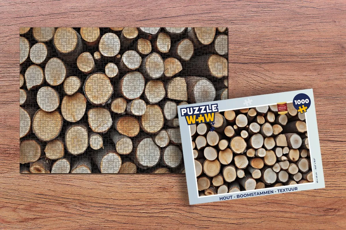 PuzzleWow Boomstammen Legpuzzel 1000 Stuks