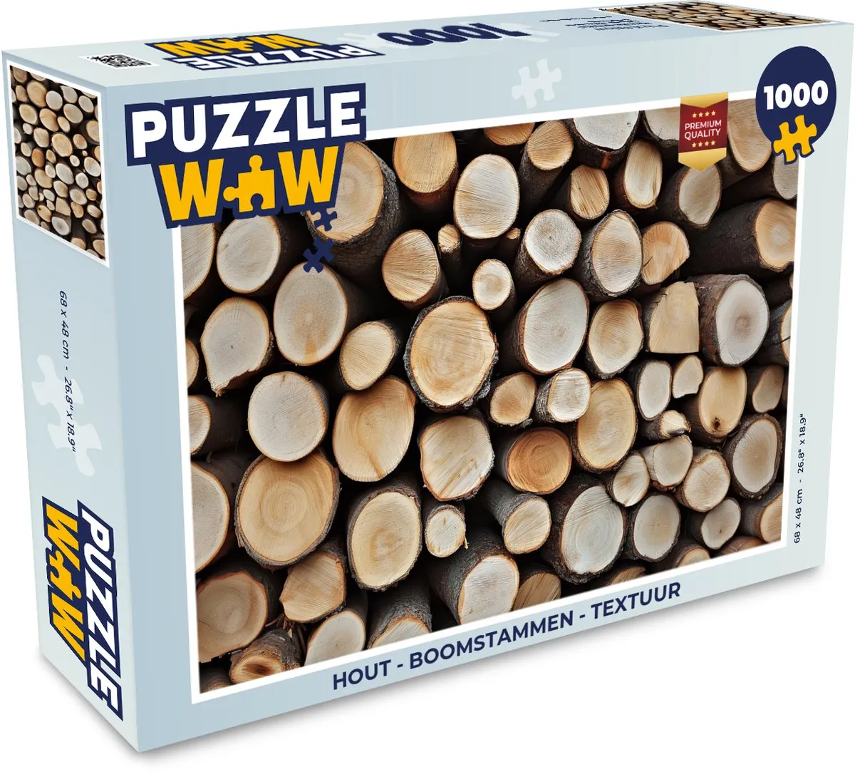 PuzzleWow Boomstammen Legpuzzel 1000 Stuks