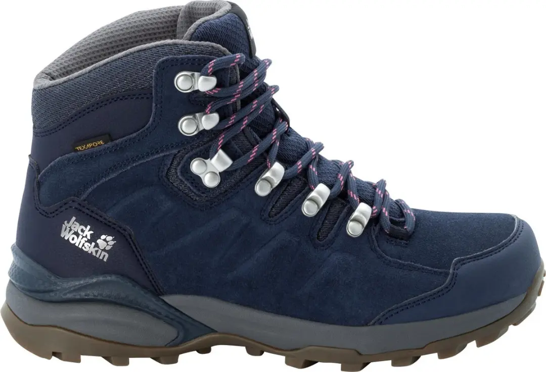 Jack Wolfskin Refugio Texapore Wandelschoenen Dames 39 - Dark Blue/Grey - afbeelding 6 van 6
