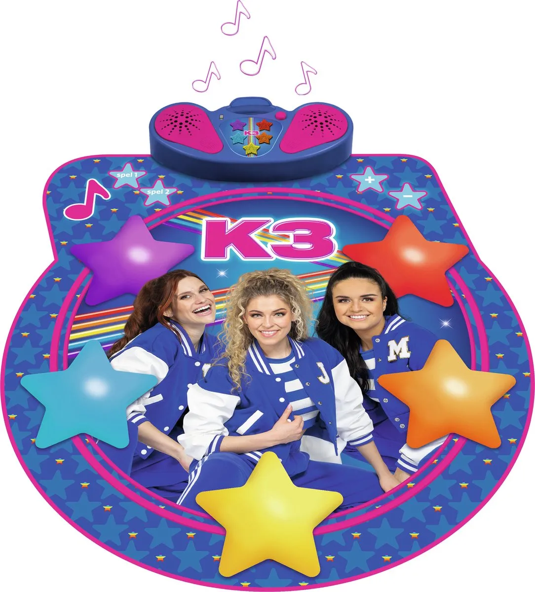 K3 Dansmat Interactief - Blauw