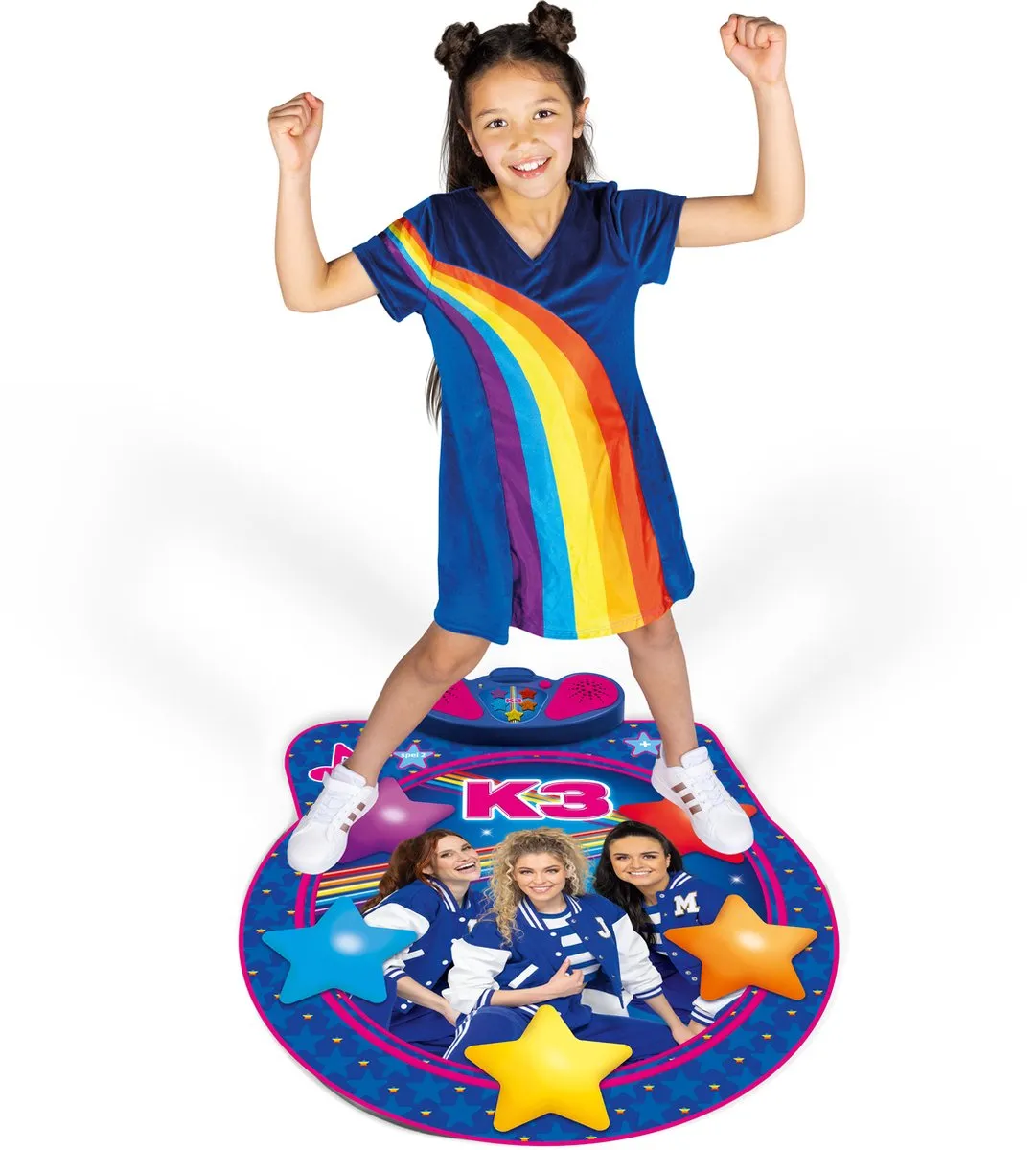 K3 Dansmat Interactief - Blauw