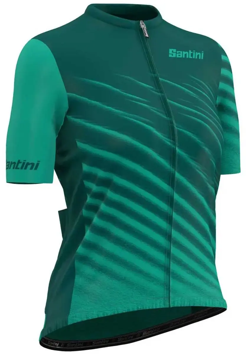 Santini Astro Korte Mouw Wielertrui - Groen XL - afbeelding 3 van 4