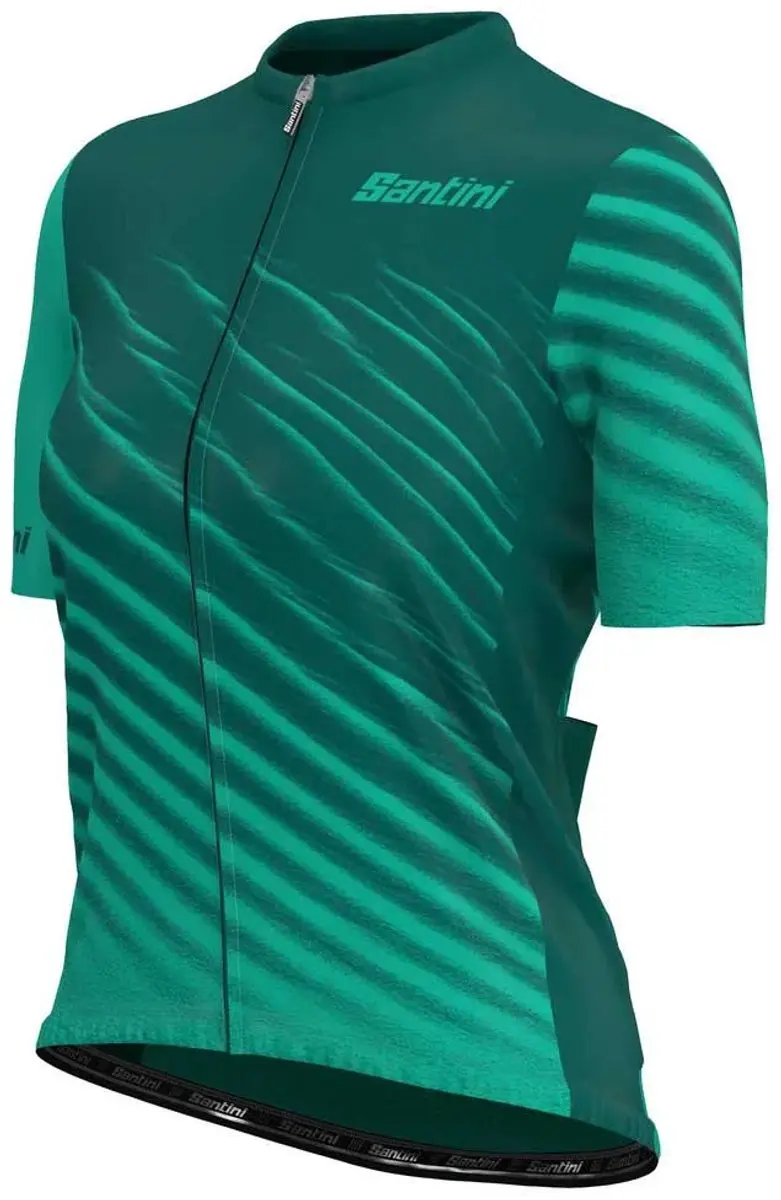 Santini Astro Korte Mouw Wielertrui - Groen XL - afbeelding 4 van 4