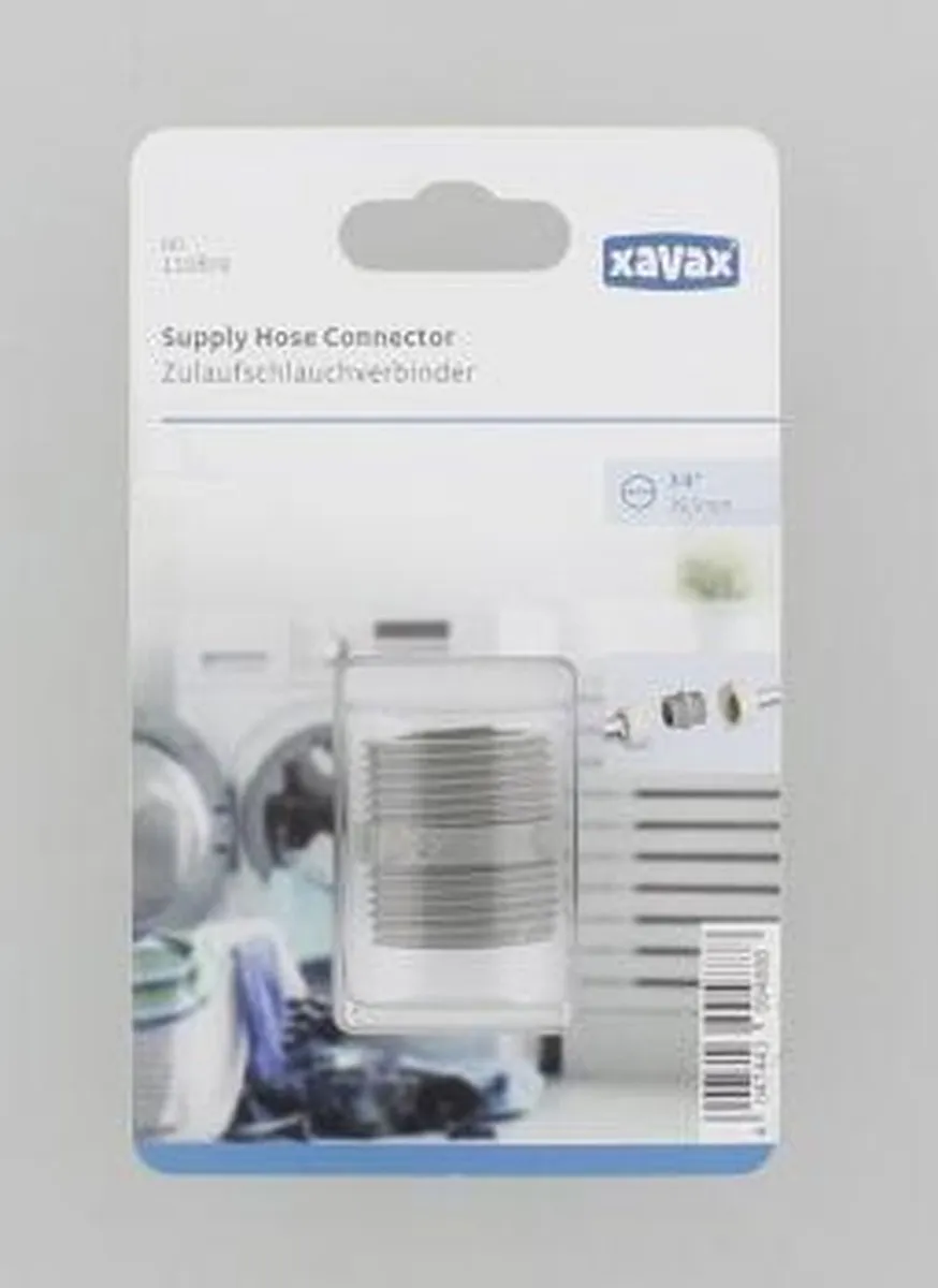 Hama Xavax Verbindingsstuk Waterslang 110809 - 26.9mm - Recht - Kleurenmix