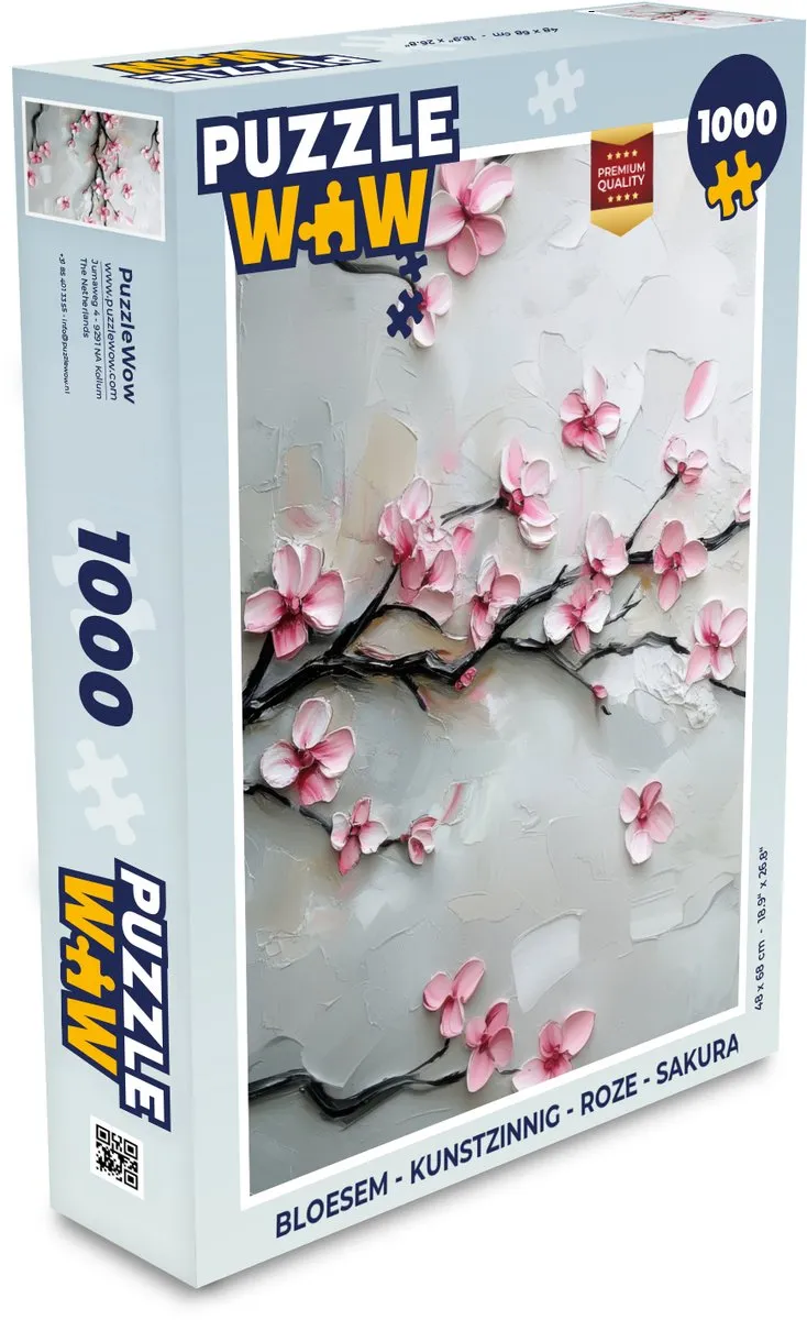 PuzzleWow Sakura Legpuzzel 1000 Stuks