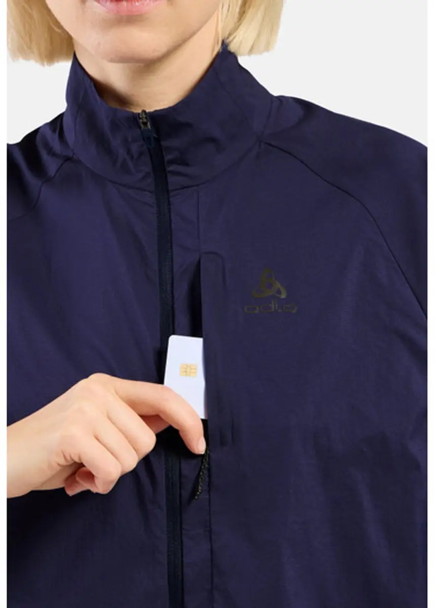 ODLO Zeroweight Hardloopjack - Navy - afbeelding 4 van 6