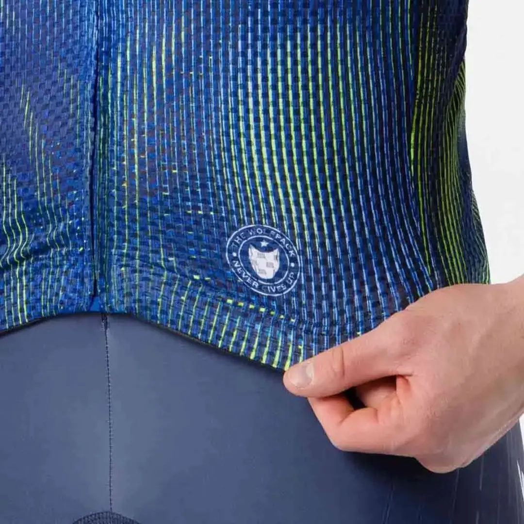 Castelli Climber's A/C Soudal Quick-Step 2026 Wielertrui M - Blauw/Lime - afbeelding 4 van 4