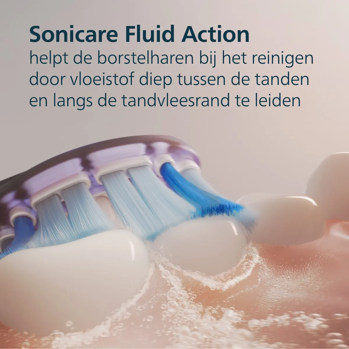 Philips Sonicare Advanced Clean HX3792/12 Elektrische Tandenborstel - 5 Snelheden - Lila - afbeelding 6 van 6