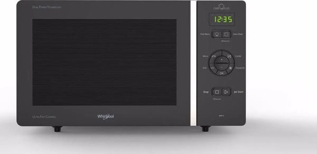 Whirlpool MCP 347 SL Combimagnetron 800W - Zwart