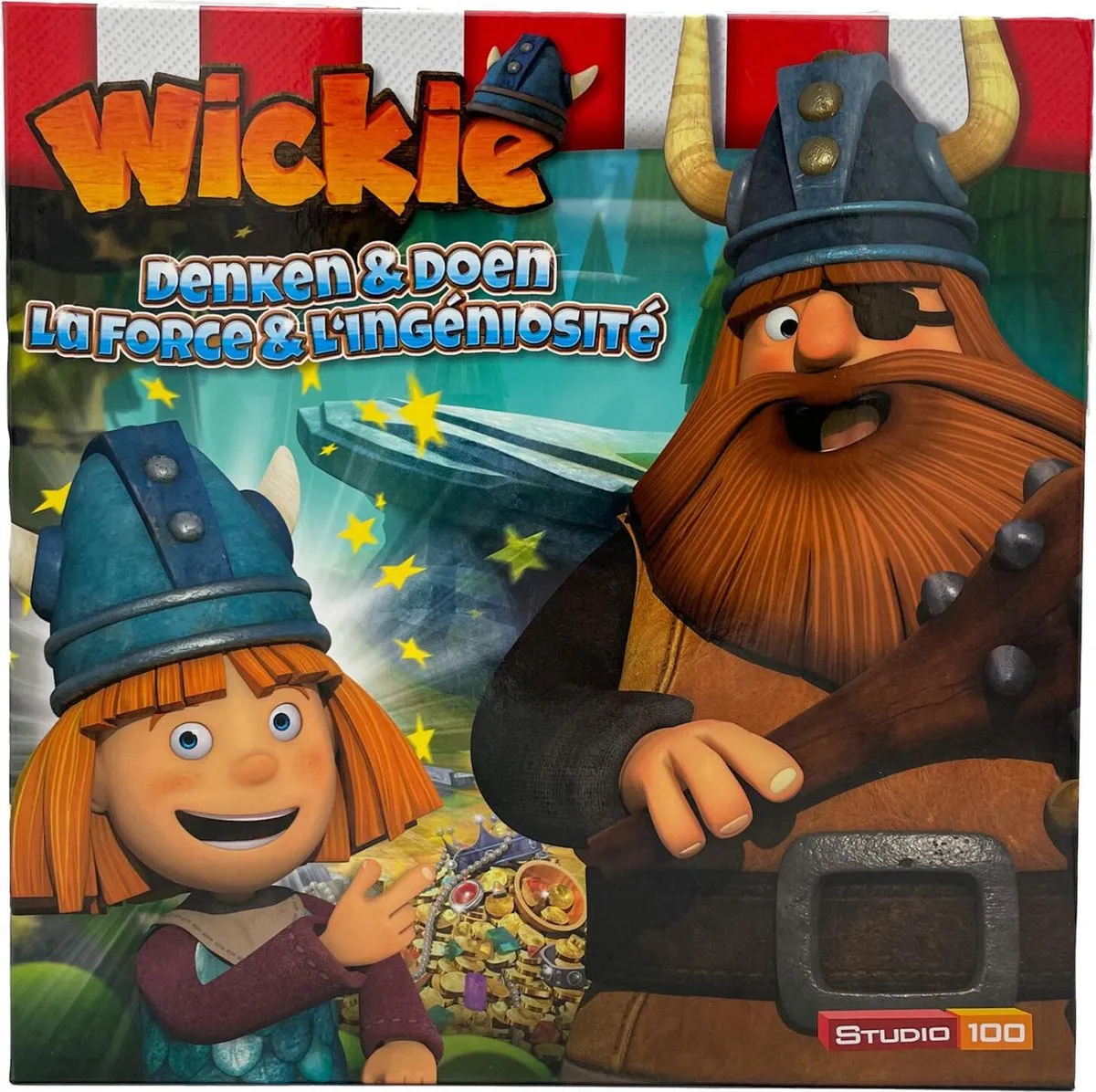 Studio 100 Wickie Denken en Doen Bordspel - 2-4 Spelers