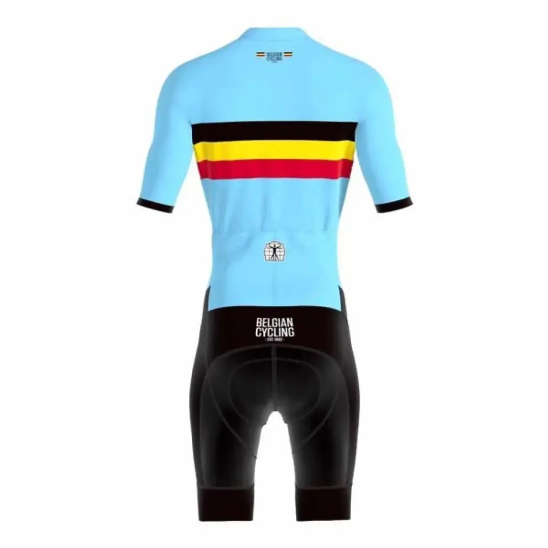 Bioracer Belgium Icon Aero Racepak - Blauw L - afbeelding 2 van 4
