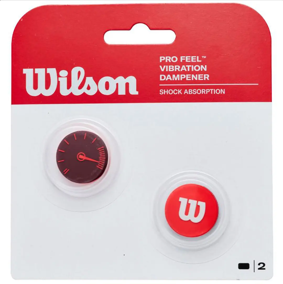 Wilson W-Dampener Tennisdemper / Vibratiedemper Oranje/Rood