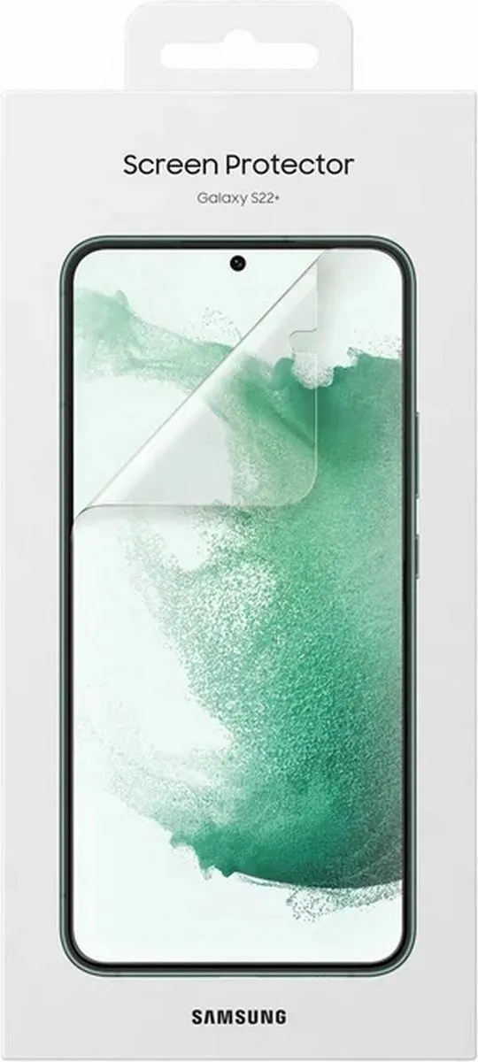 Samsung Galaxy S22 Plus Hoes & Screenprotector - Zwart