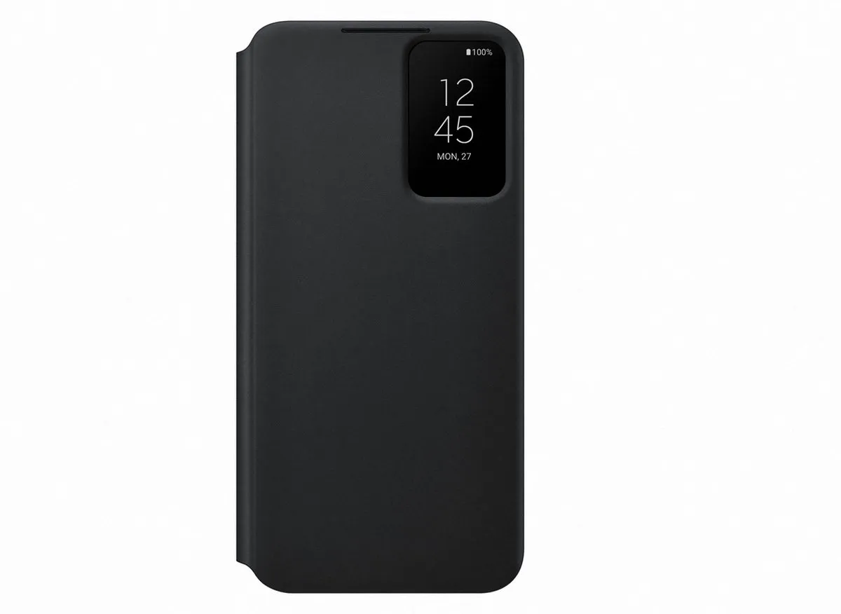 Samsung Galaxy S22 Plus Hoes & Screenprotector - Zwart