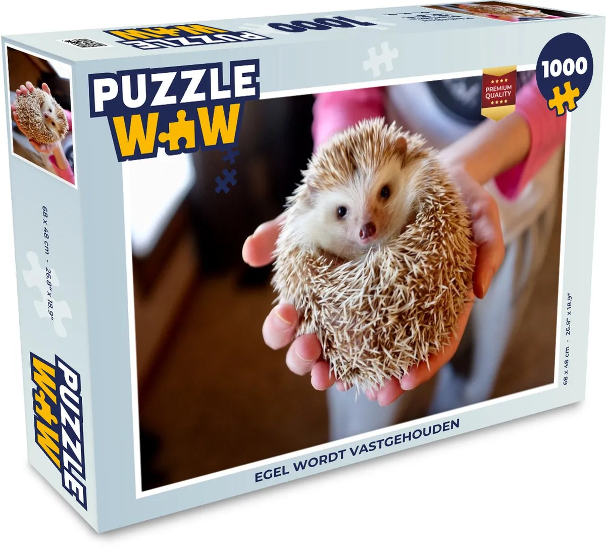 PuzzleWow Legpuzzel 1000 Stuks - Multicolor
