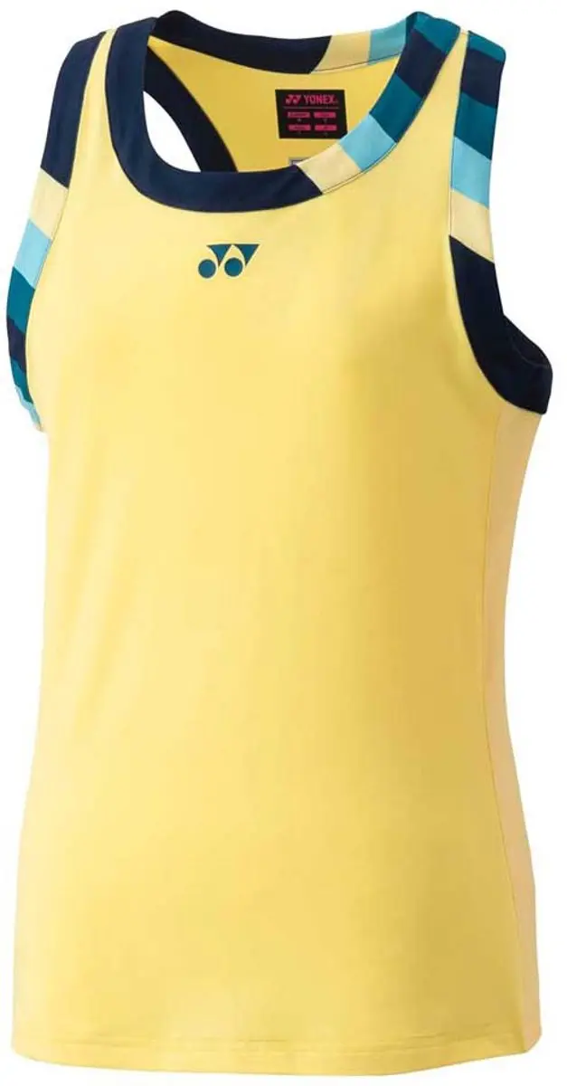 Yonex Ao 20753ex Mouwloos T-shirt Geel M Vrouw