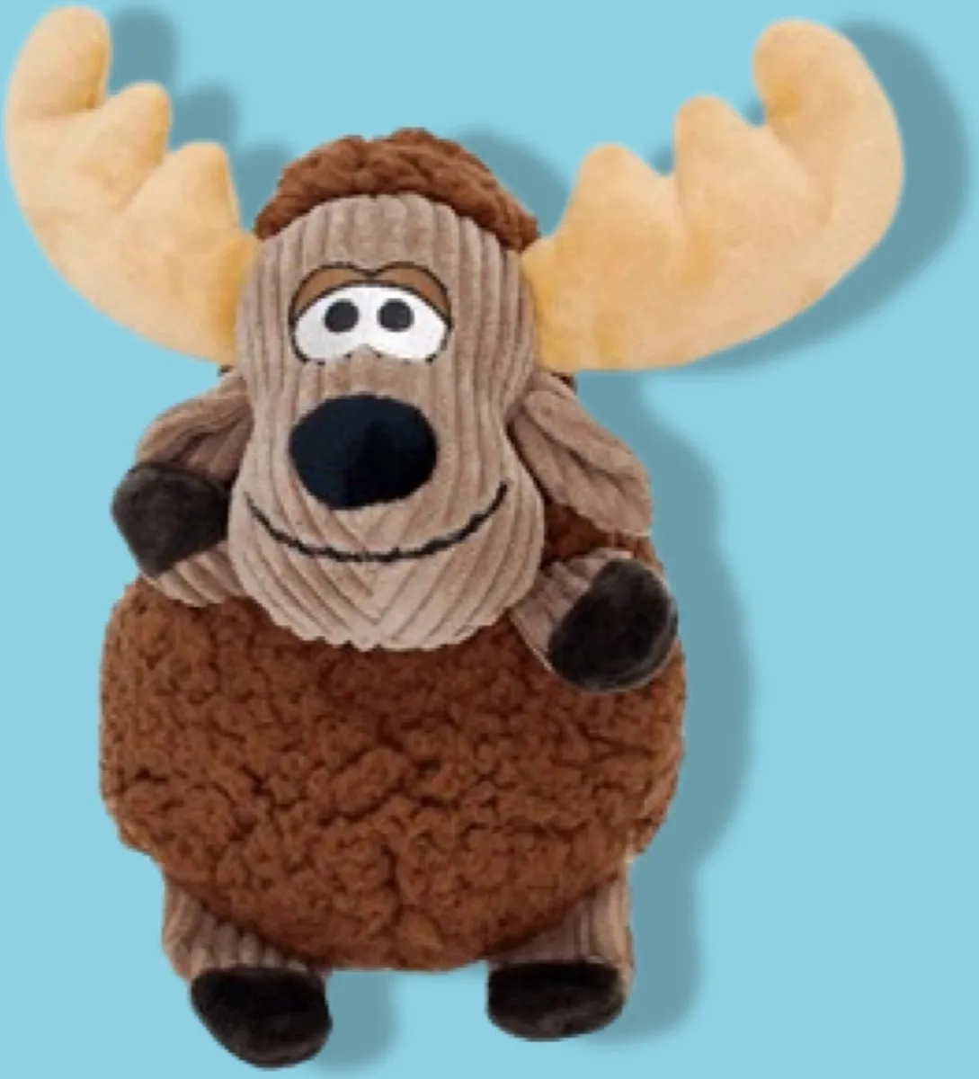 KONG Sherps Floofs Big Moose Pluche Hondenspeeltje - Bruin - afbeelding 6 van 6