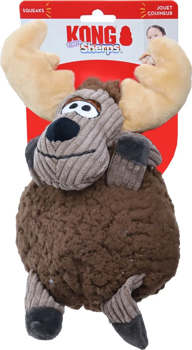 KONG Sherps Floofs Big Moose Pluche Hondenspeeltje