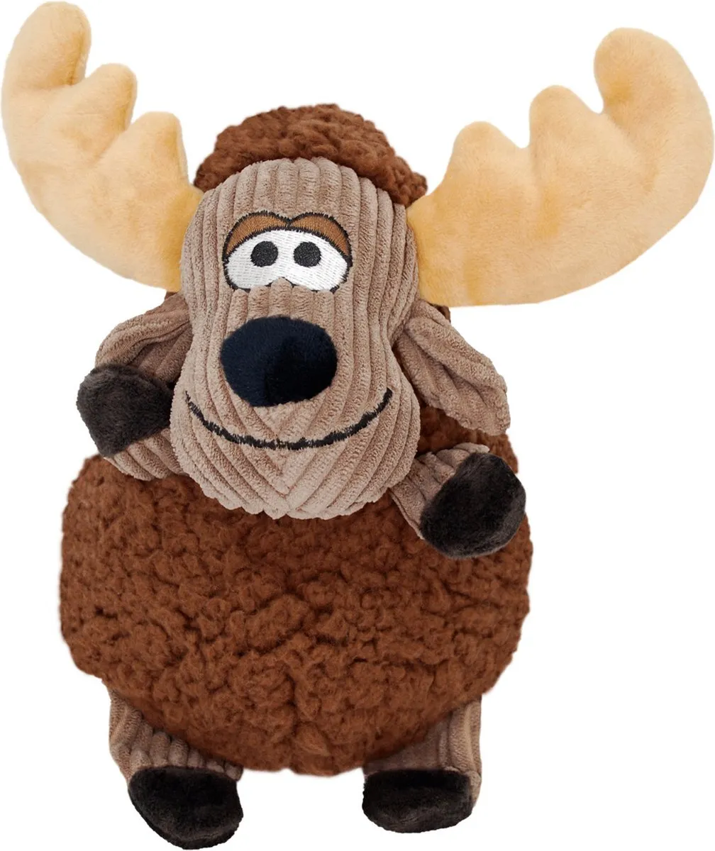 KONG Sherps Floofs Big Moose Pluche Hondenspeeltje - Bruin