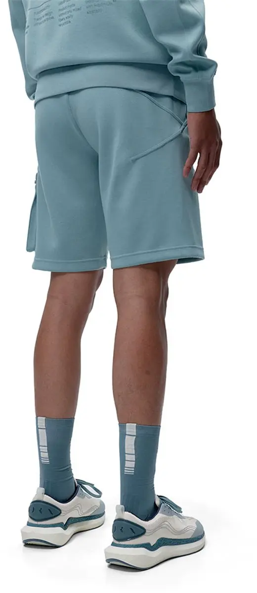 Born Living Yoga Halong Korte Broek - Grijs Mist L - afbeelding 2 van 6