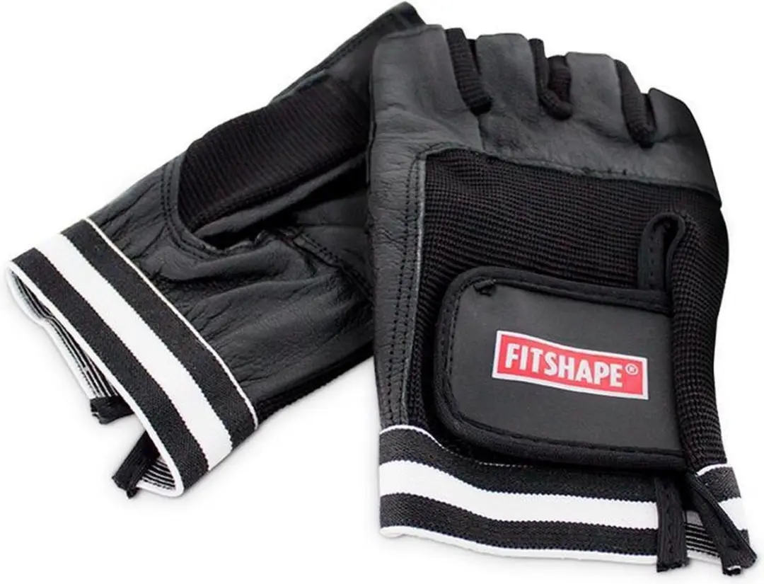 Fitshape Leren fitness handschoenen