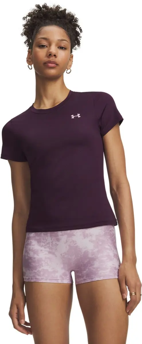 Under Armour Tech Mesh SS-PPL Dames Sportshirt