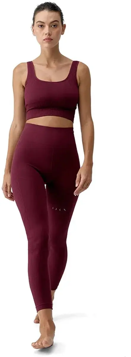 Born Living Yoga Yami Leggings - M - Bordeaux - afbeelding 5 van 6