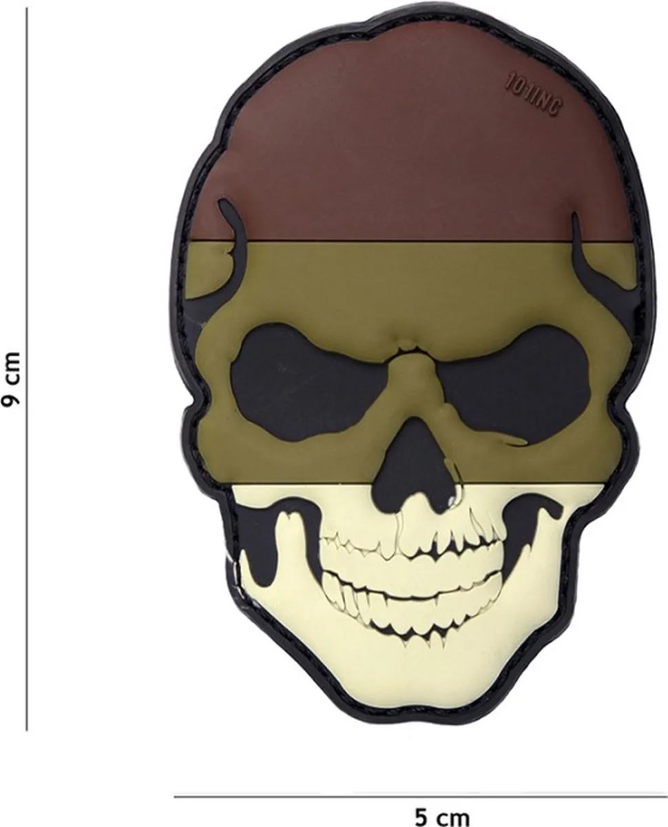 101 Inc Embleem 3D Skull Camo