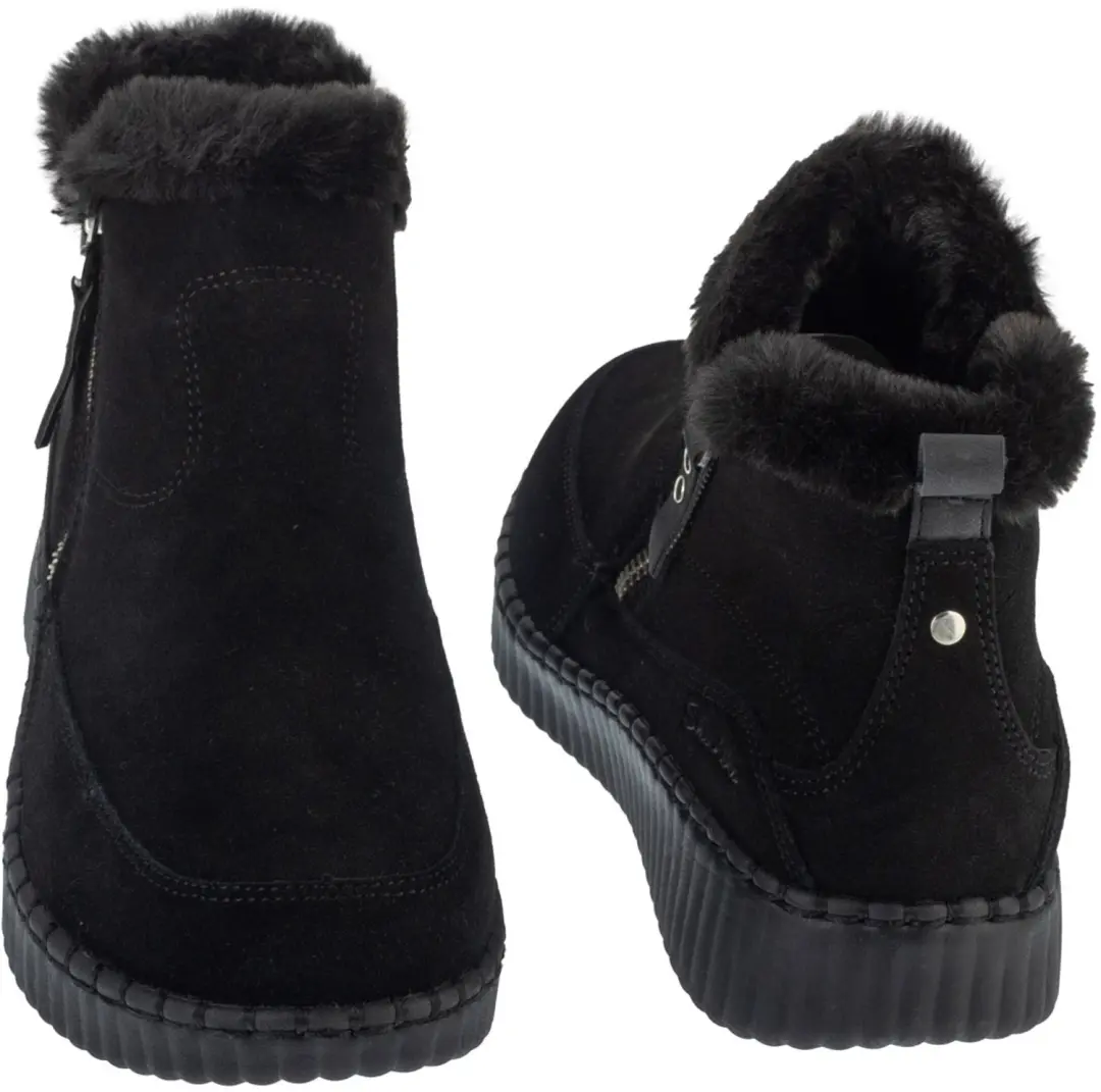 Skechers Wilshire Blvd Fresh Zip Laarzen - Zwart 37,5 - afbeelding 5 van 5