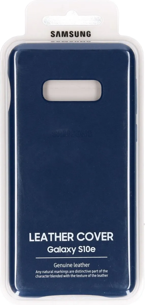 Samsung Lederen Hoesje Galaxy S10e - Navy - MPN 8801643644628