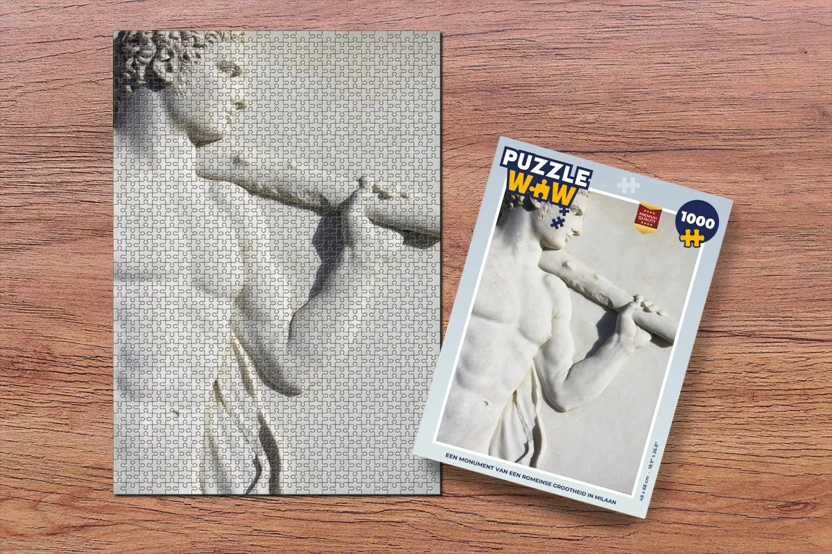 PuzzleWow Romeinse Rijk Standbeeld Legpuzzel 1000 Stuks - Multicolor