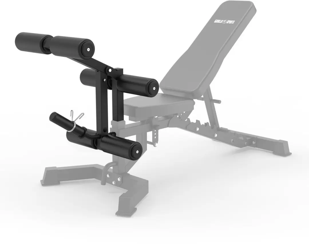 Gorilla Sports Leg Curl Beenopzetstuk 60kg - Zwart - afbeelding 2 van 2