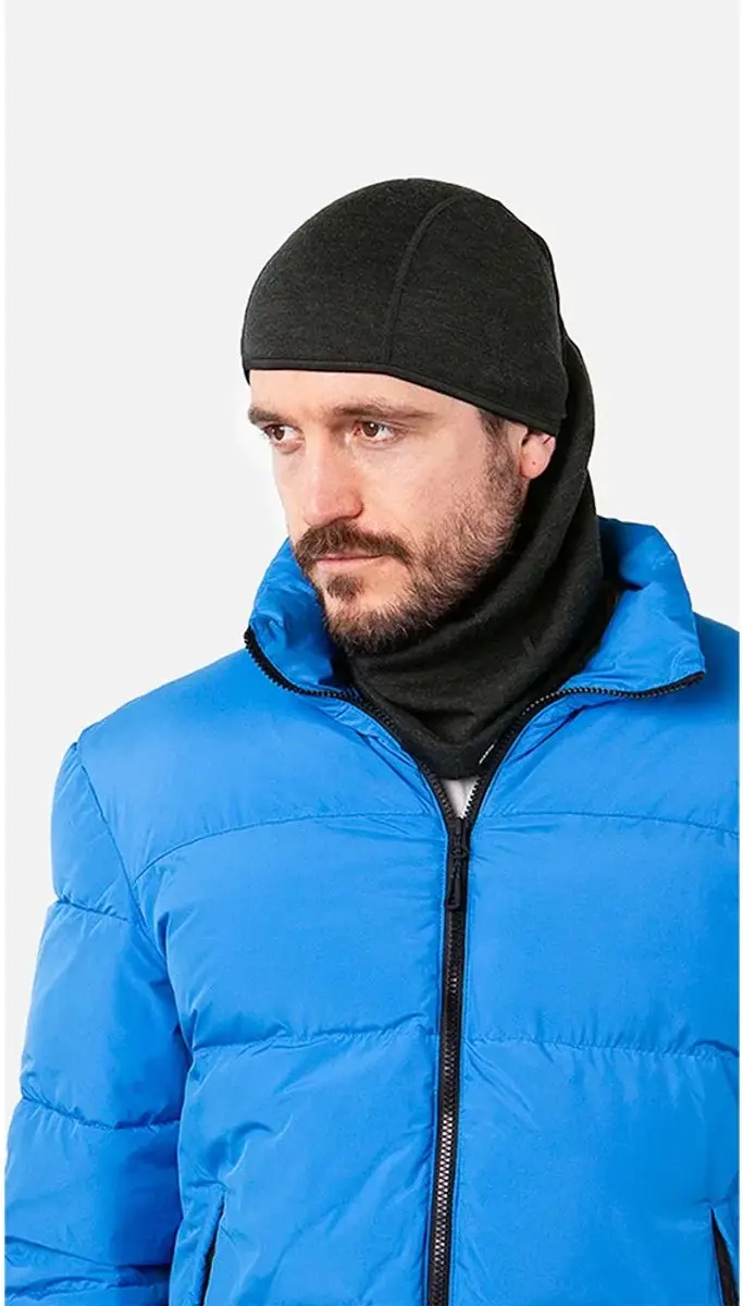 Barts Merino Balaclava 3790-01 - Zwart - afbeelding 2 van 3