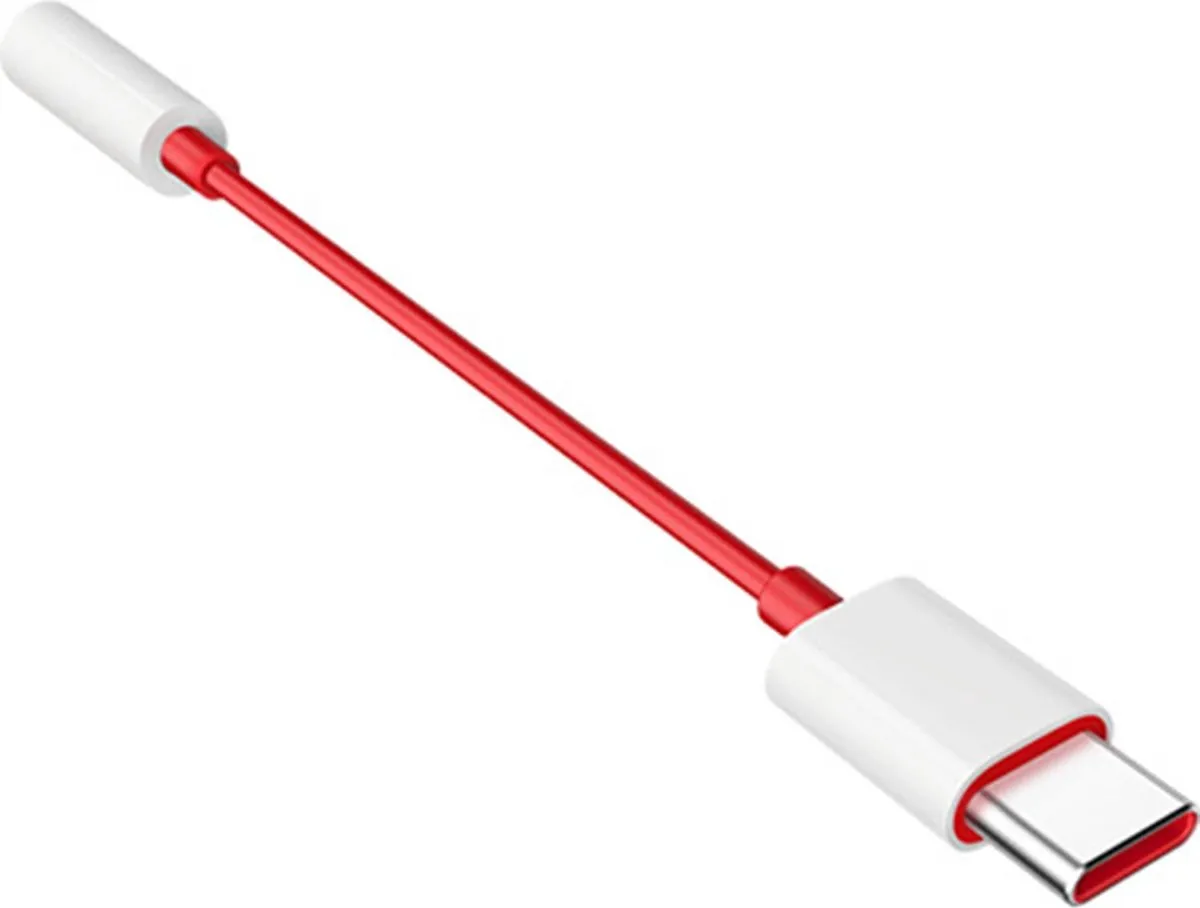 OnePlus Type-C naar 3.5mm Adapter - Rood