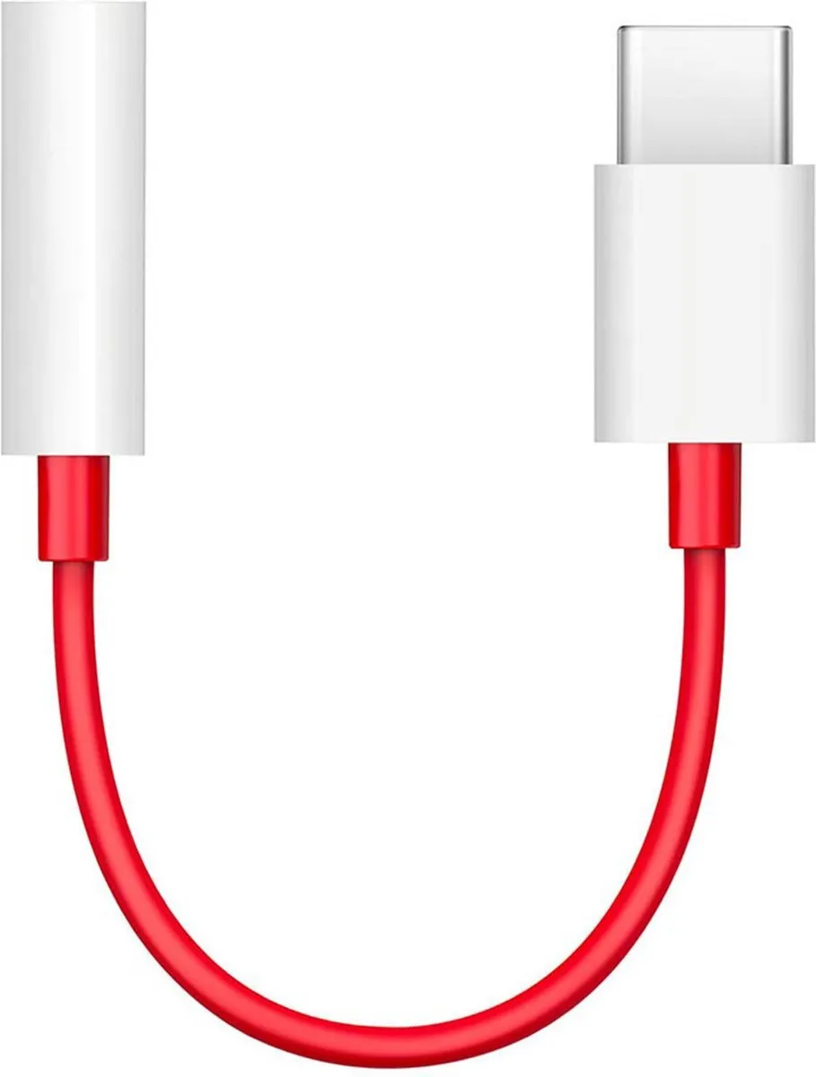 OnePlus Type-C naar 3.5mm Adapter - Rood