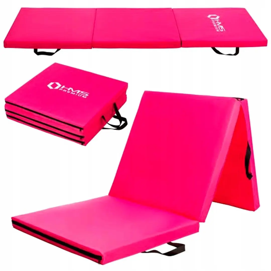 Opvouwbaar Fitnessmat Roze 180x60x5 cm