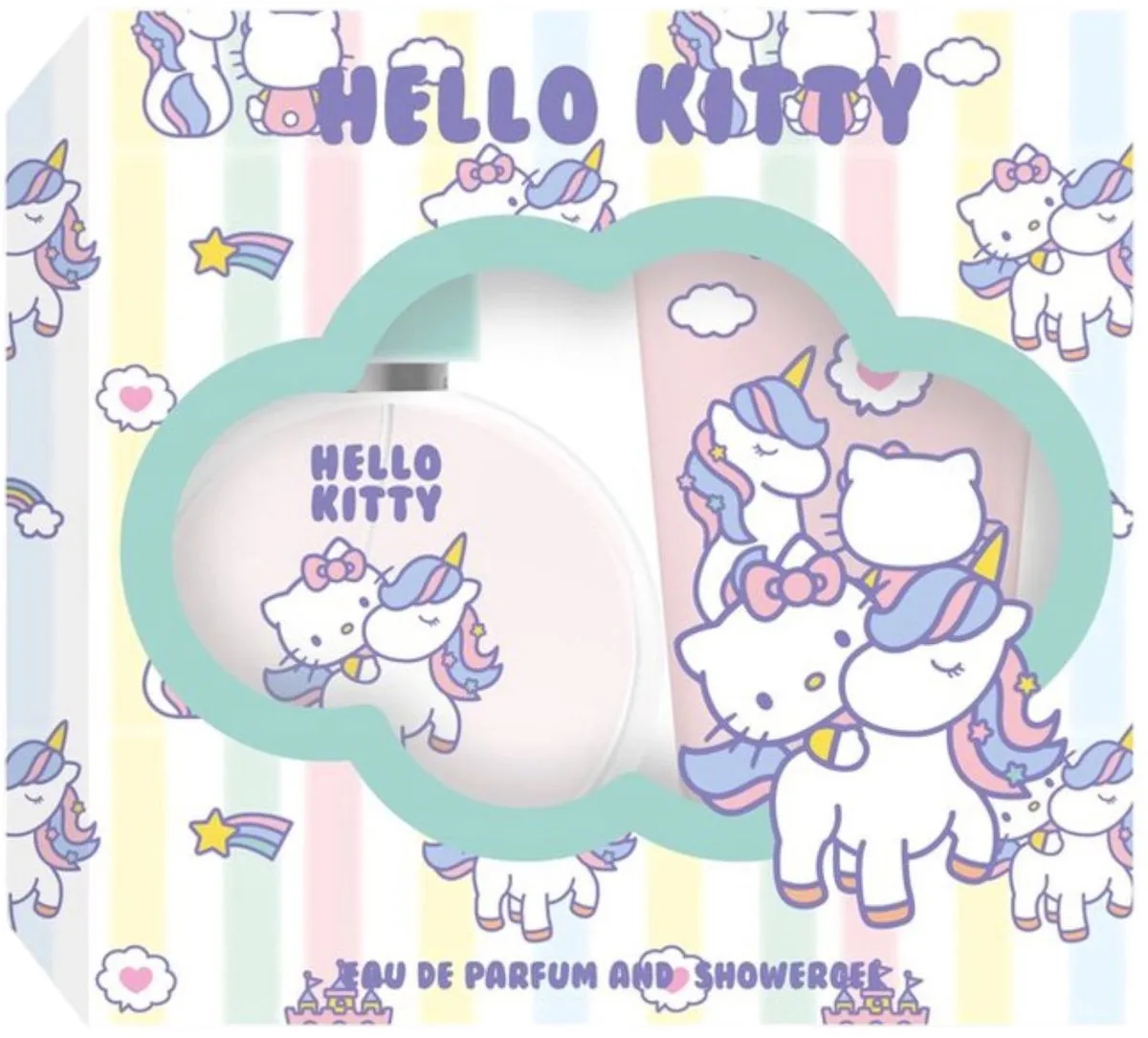 Hello Kitty Unicorn Cloud Douchegel & Parfum Set 150ml