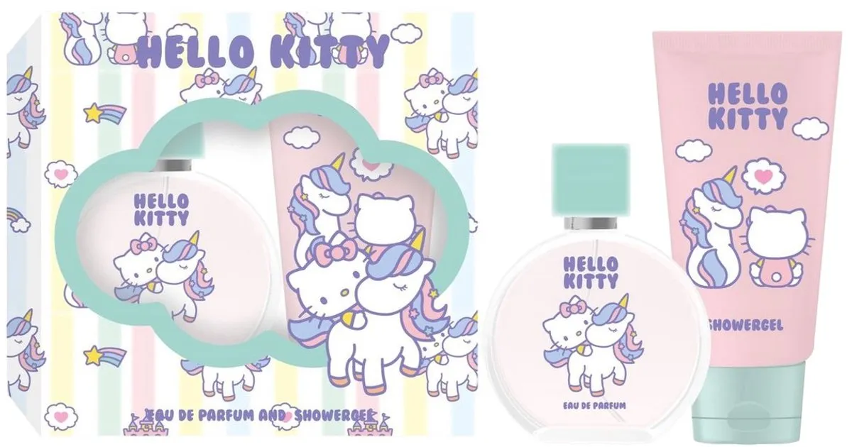 Hello Kitty Unicorn Cloud Douchegel & Parfum Set 150ml