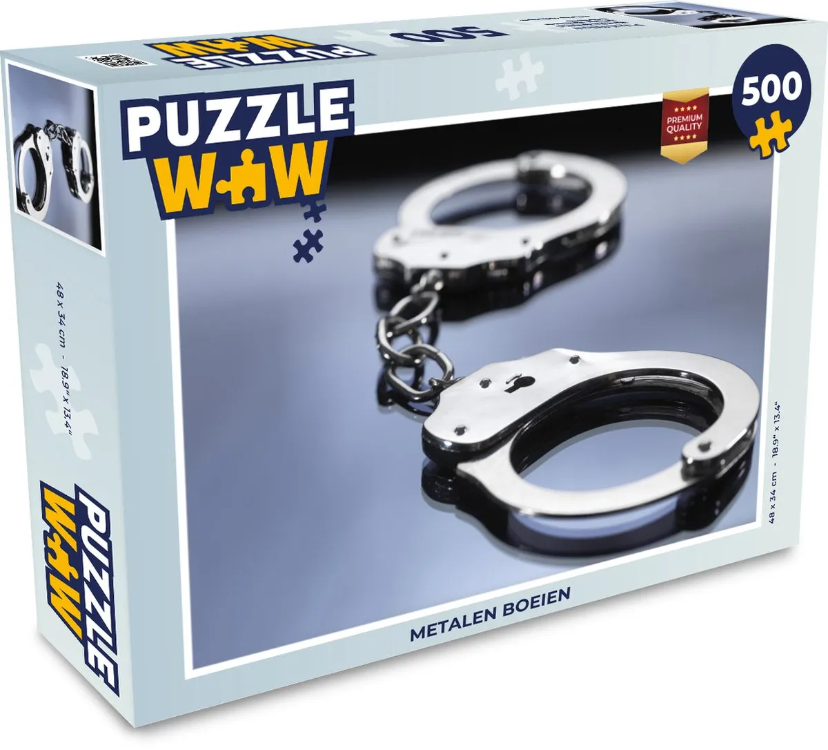 PuzzleWow Metalen Boeien Legpuzzel 500 Stuks - Multicolor