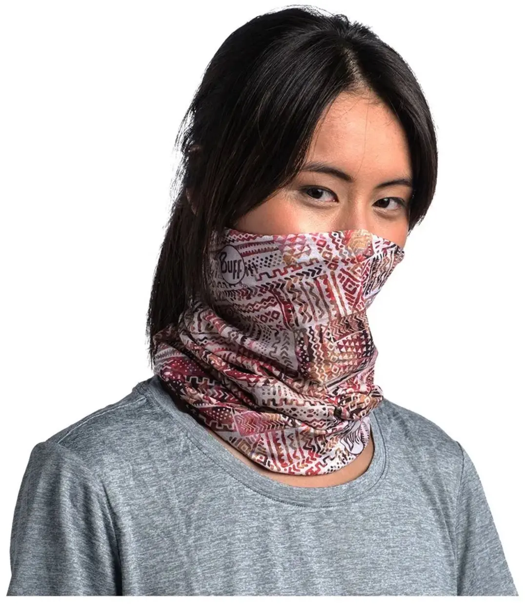 Buff Coolnet UV MIXILLA SAND Nekwarmer - Multifunctioneel - afbeelding 2 van 6