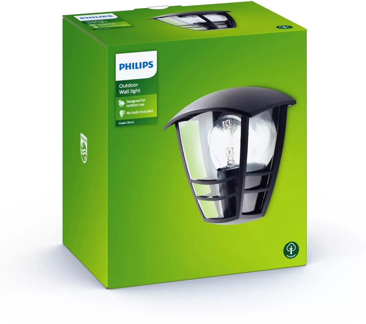 Philips Creek Buitenwandlamp - Zwart