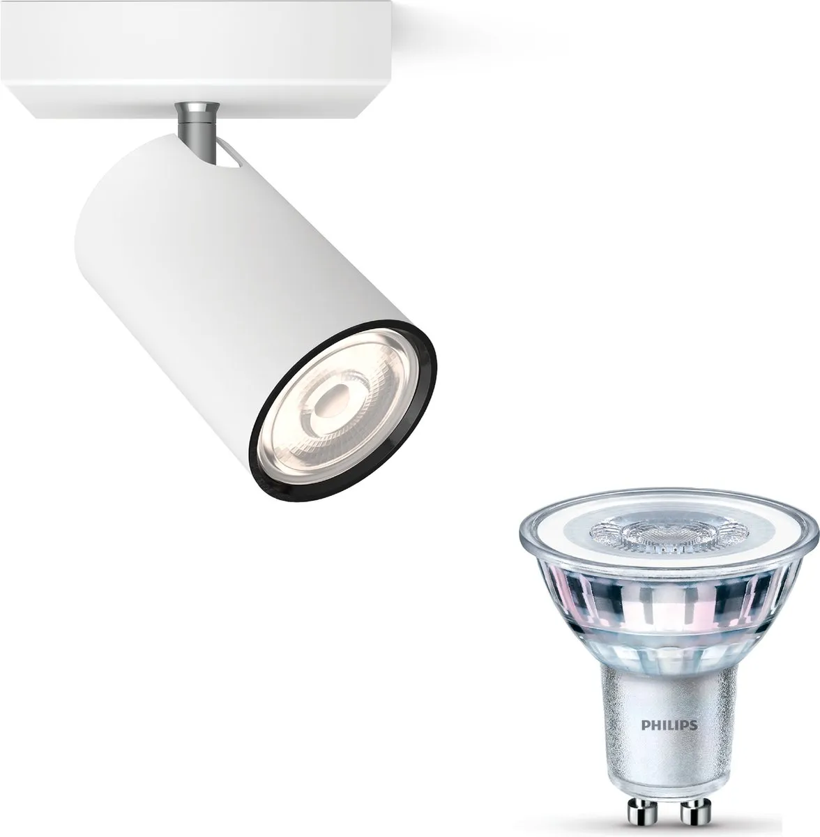 Philips Kosipo Opbouwspot GU10 - 4.6W Warmwit