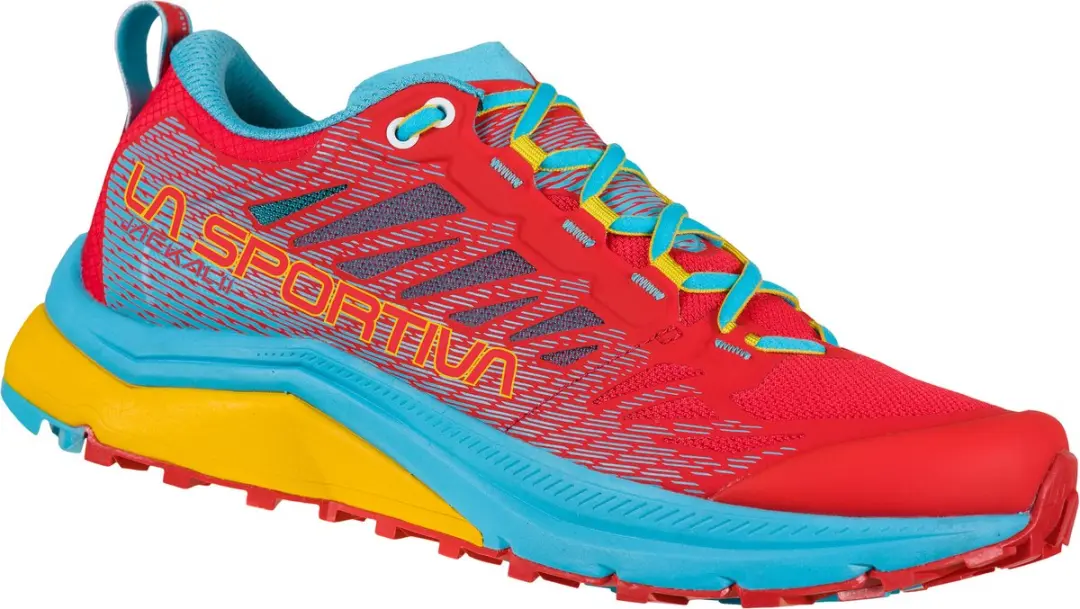 La Sportiva Jackal II Trailschoenen - 37.5 - Rood/Blauw - afbeelding 5 van 6