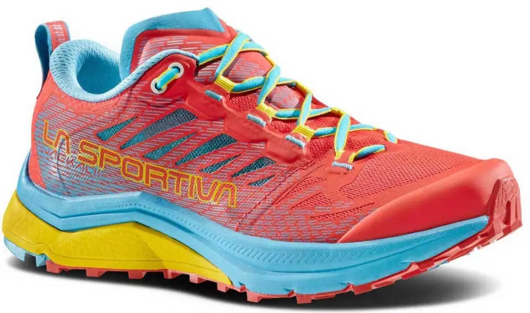 La Sportiva Jackal II Trailschoenen - 37.5 - Rood/Blauw - afbeelding 4 van 6
