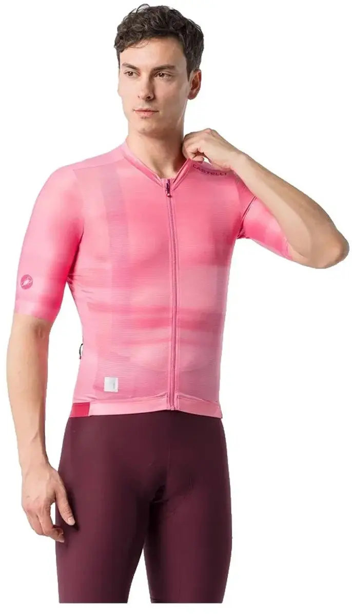 Castelli #giro109 Espresso 2 Korte Mouw Wielertrui Roze XL Man