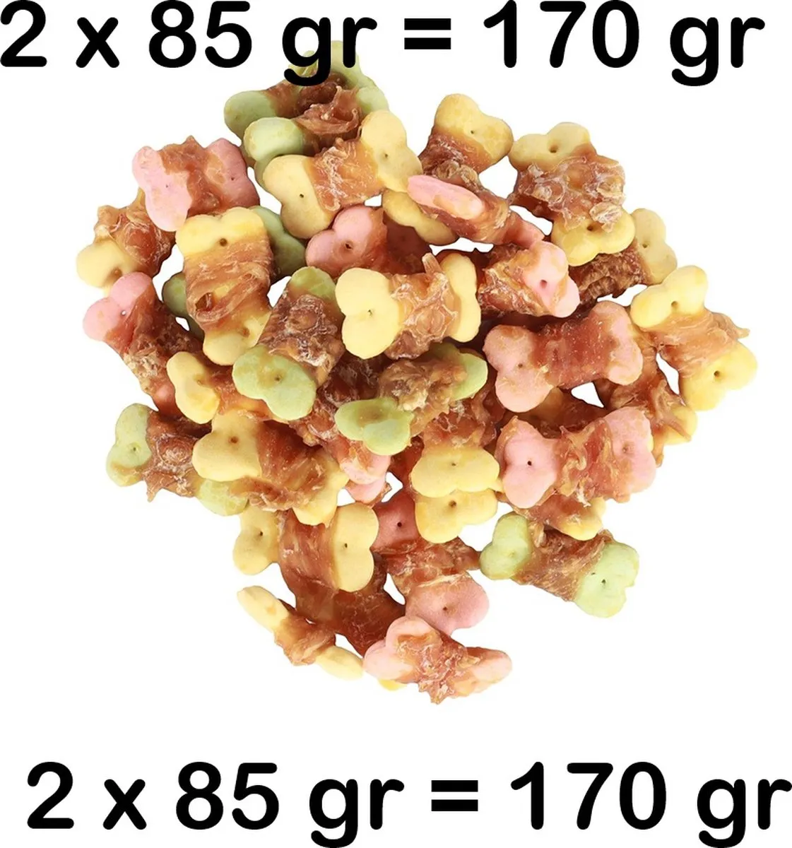 Flamingo Hapki Hondensnacks Kip 170g (2x85g) - Glutenvrij