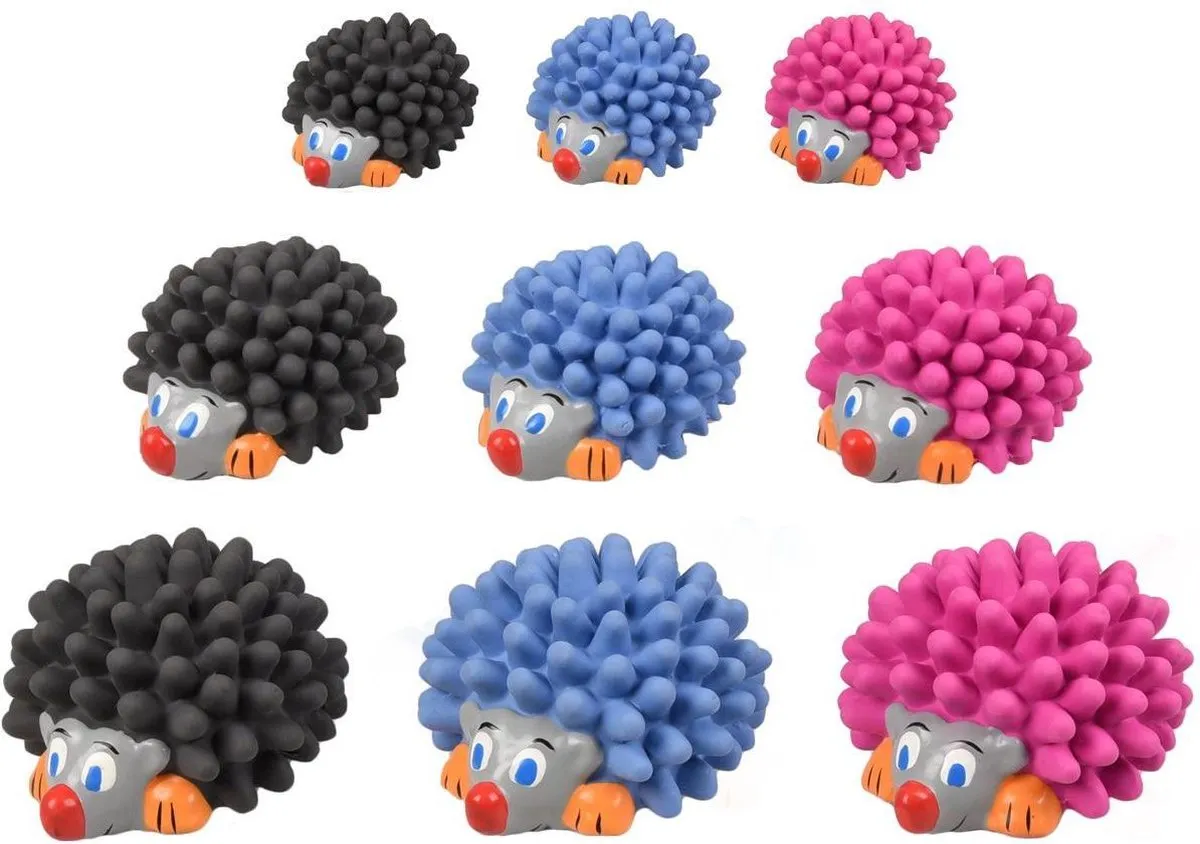 Flamingo Latex Pret Egel Hondenspeelgoed - Willekeurig - afbeelding 6 van 6