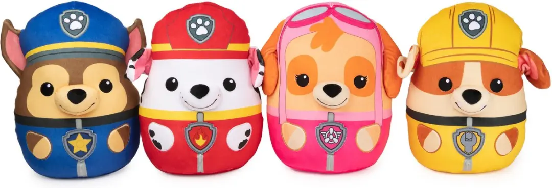 PAW Patrol Chase Knijpknuffel 30 cm - afbeelding 5 van 6
