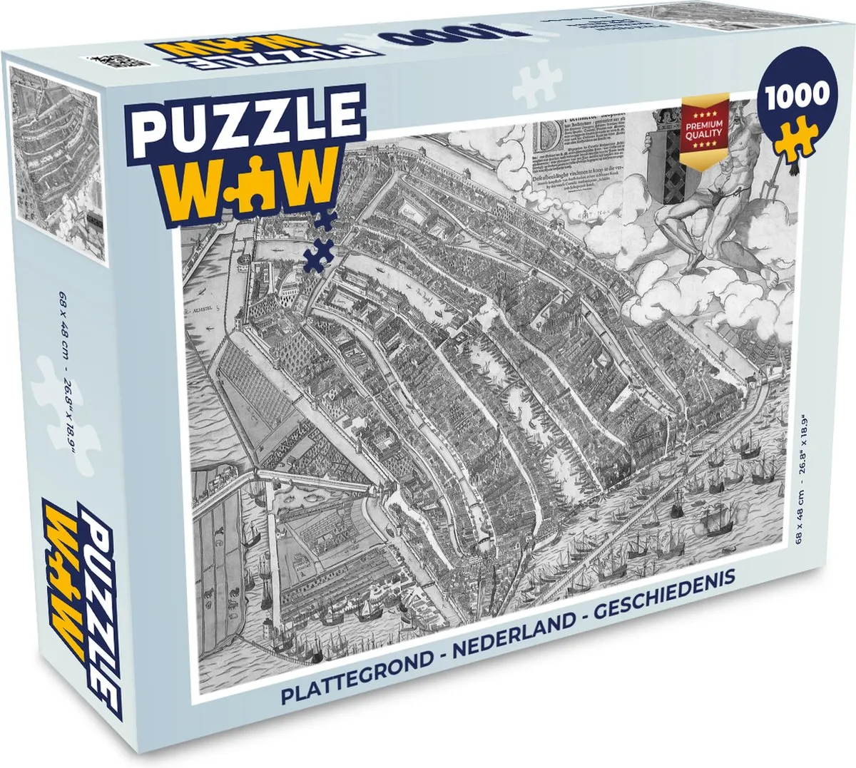 PuzzleWow Nederland Geschiedenis Legpuzzel 1000 Stuks