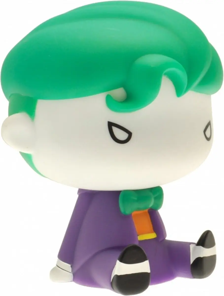 Plastoy DC Comics Chibi Joker Spaarpot 17cm - Paars - afbeelding 4 van 5